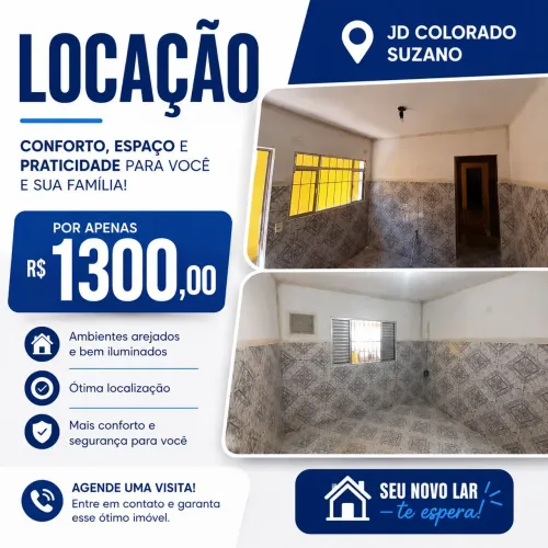 Casa locação Jardim colorado em suzano