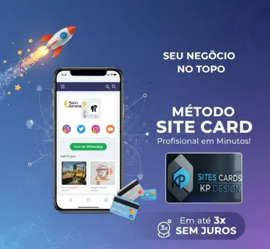 Seu Negócio no Topo: Tenha um Site Profissional em Minutos com o Método Site Card!