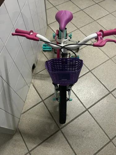 Bicicleta Infantil Caloi Aro 16 Menina Cestinha + Rodinhas