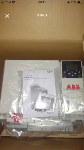 Inversor de Frequência ABB ACS380-040S-038A-4 (25CV / 18.5kW / 38A) - Novo na Caixa