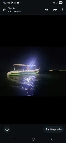 Embarcação para lazer com a família