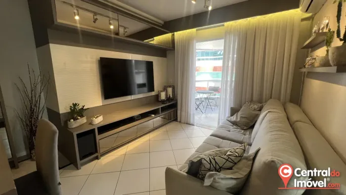 Apartamento mobiliado para locação mensal e temporada | 1 suíte + 1 dormitório