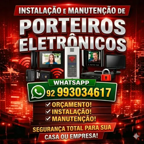 INTERFONE PORTEIRO ELETRÔNICO E FECHADURAS: INSTALAÇÃO E MANUTENÇÃO