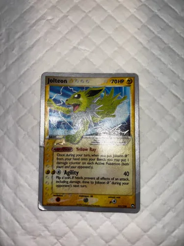 Carta Pokémon Jolteon shiny rara (leia a descrição)