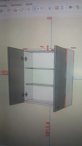Modulos planejado superior para banheiro