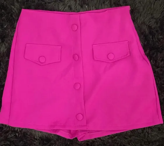 Short saia alfaiataria