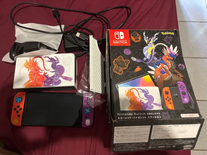 Nintendo Switch Oled edição limitada Pokemon Scarlet e Violet