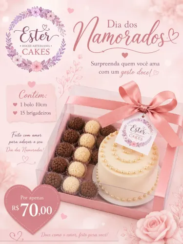 Trabalho com bolos,salgados e doces 