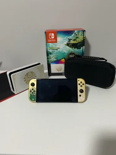 Nintendo Switch OLED Versão Zelda TOTK