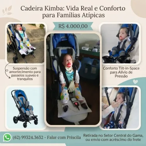 Cadeira de Rodas Infantil - KIMBA NEO