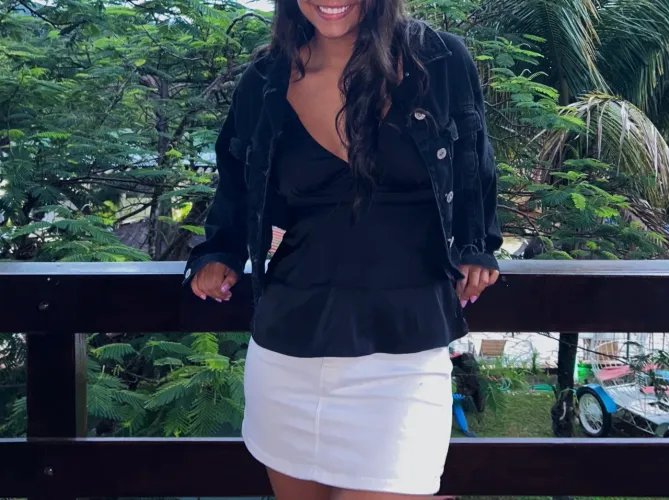 Jaqueta Jeans Preta