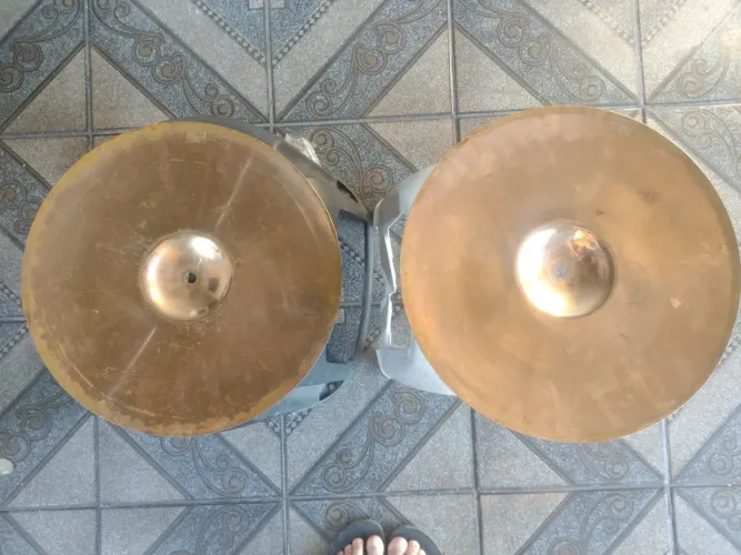  Par de Chimbal (Hi-Hat) 14" Orion Solo Pro - Liga B8 (Usado