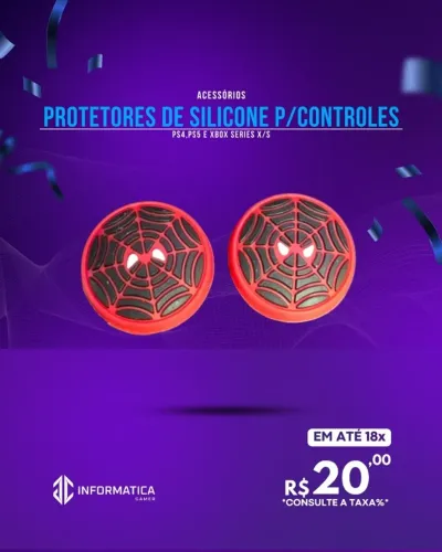 ACESSÓRIO PROTETORES DE SILICONE P/CONTROLE