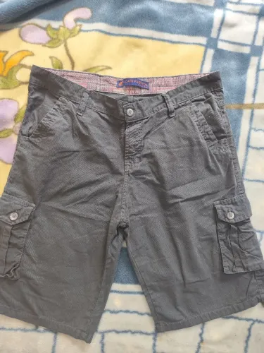 Bermuda Cargo masculina tamanho 44 cor grafite