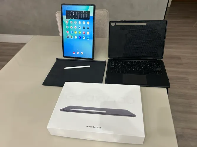 kit completo tablet samsung galaxy tab s10 fe+ wifi, 128gb, 13?