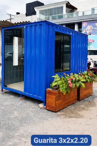 Container escritório modular Office Concórdia SC - Gancho Cadeado Industrial