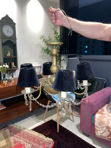 Lustre dourado