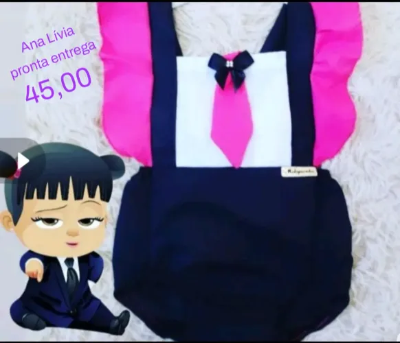 Super poderosa roupinha para menina veste até 6 meses nova valor apenas 15,00