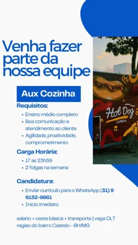 Auxiliar de Cozinha
