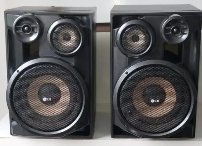 Caixa de som LG do Mini Systen MCD212.
