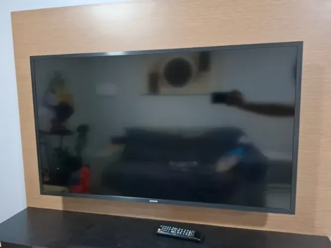 TV Samsung 43 polegadas não possui imagem, apena áudio