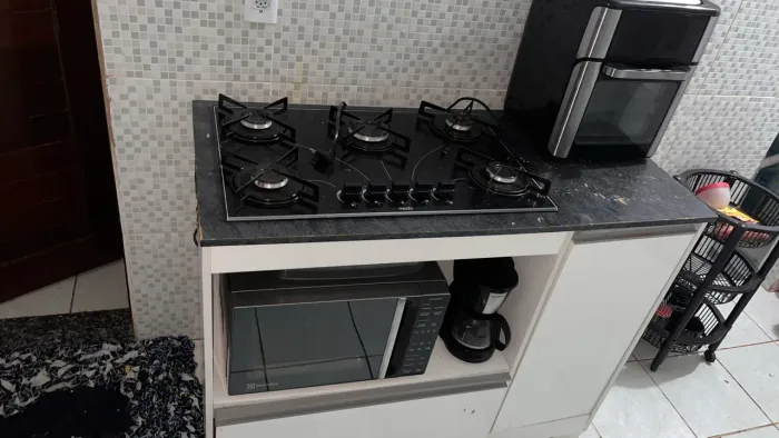 Fogão Cooktop com Balcão