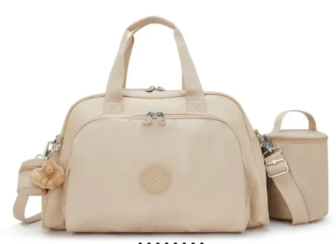 Bolsa Maternidade Kipling Camama Bege