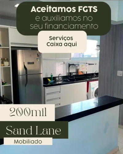 Sand Lane Mobiliado - 200mil (financia)