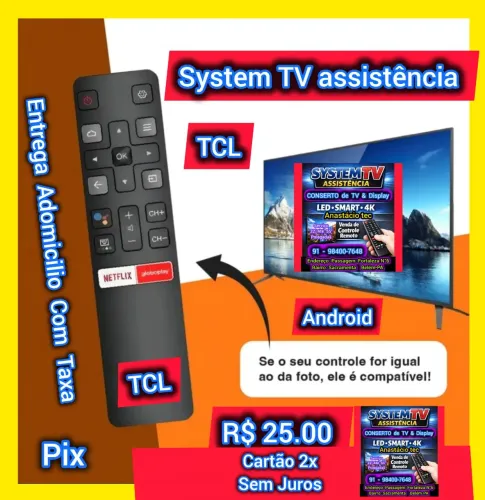 TCL Controle TV