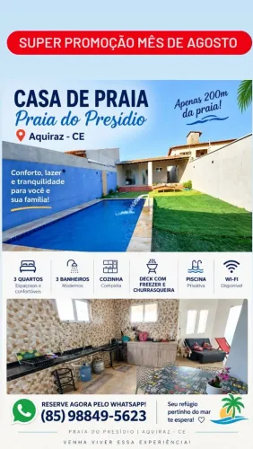 Casa de praia / praia do presídio - Aquiraz