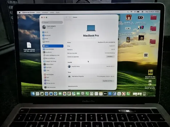 MacBook Pro chip M1 16GB RAM 500GB SSD