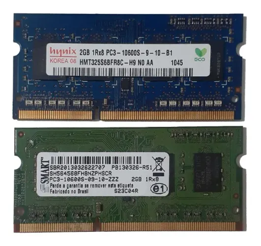 Memoria ram ddr3 2 gb 10600S para notebook
