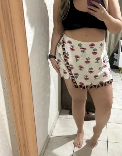 Short saia estampado G