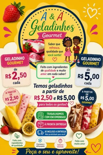 Geladinhos GOURMET
