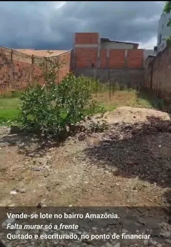 Lote bairro Amazonas escriturado