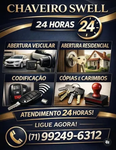 CHAVEIRO 24 HORAS!!!!!
