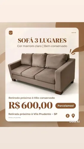 Sofa 3 lugares