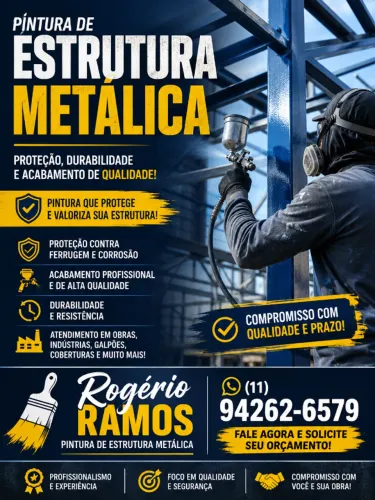 Pintura de estrutura metálica