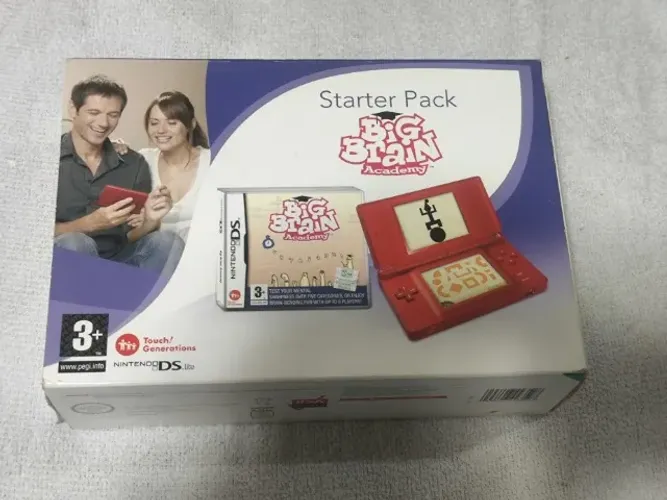 Console Videogame Nintendo Ds Lite Vermelho na caixa