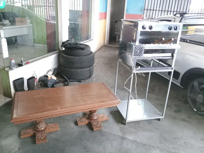 Churrasqueira profissional a gás