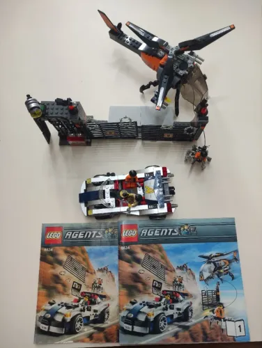 Lego 8634 - Agente secreto - incompleto (leia a descrição)