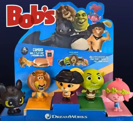 Coleção Bonecos Dream Works Bobs 2026 Lacrados (Unidades)