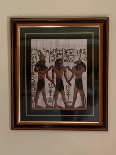 Quadro Envidraçado Papiro Egípcio