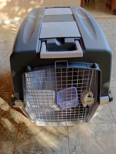 Caixa de Transporte Viagem Avião Gulliver tamanho 6 - Cachorro Grande