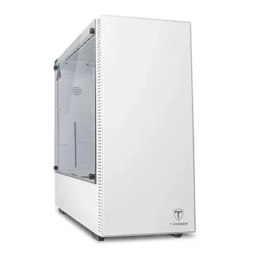 GABINETE GAMER T-DAGGER CUBE BRANCO LATERAL VIDRO T-TGC305W
