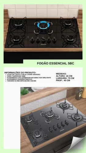 Fogão Cooktop 5B
