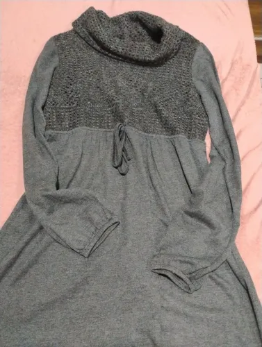 Vestido cinza P