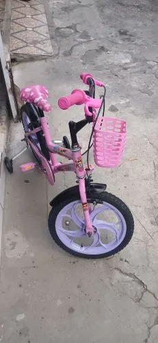 Bicicleta aro 16cor rosa 