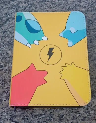 Álbum Pasta fichário Pokémon com zíper/ 400 cards