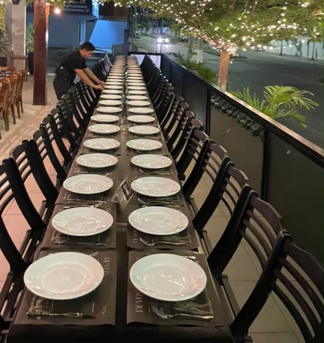 Lote Mesas e cadeiras